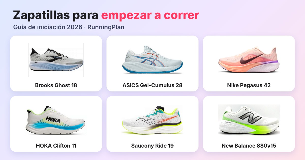 Seis zapatillas de running para empezar a correr