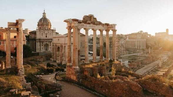 Foro Romano al atardecer